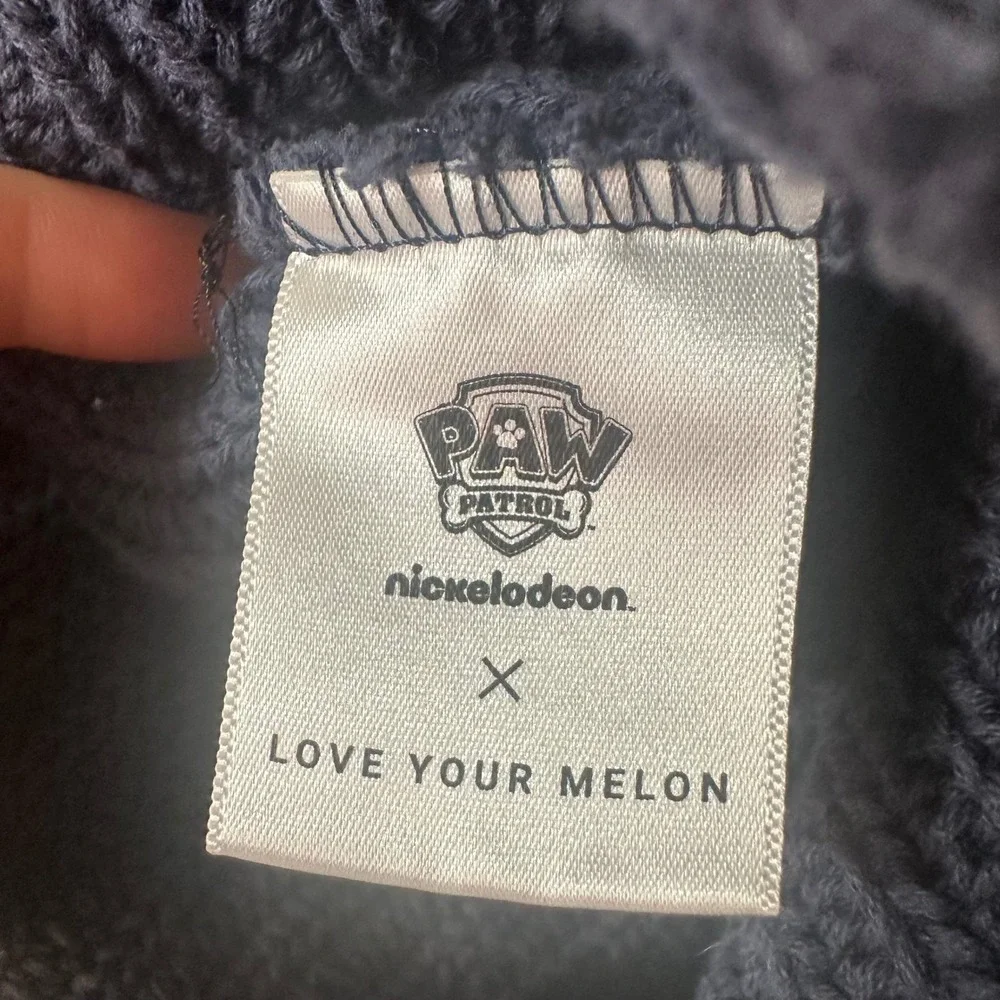 Love Your Melon Paw Patrol Chase Beanie Kids Navy Blue Knit Hat Made in USA
